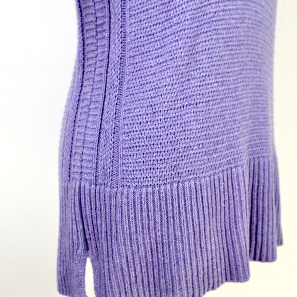 J Jill Pure Jill Size XS Cotton Cashmere Blend Sweater V Neck Lavender - Picture 7 of 9
